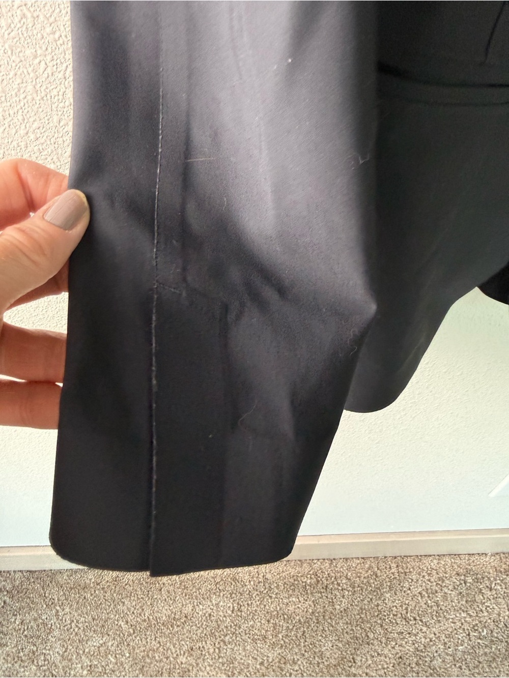 Athleta Avenue Blazer Jacket Black Business Athleisure Casual Women’s Size 10 - Picture 7 of 16